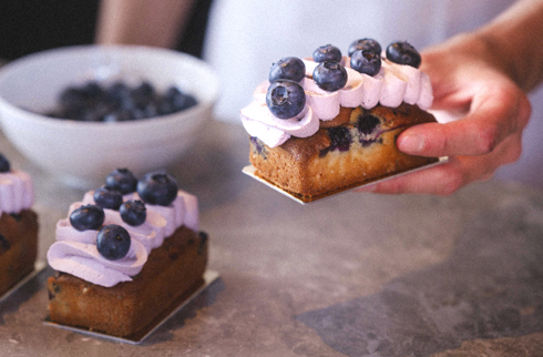 Blaubeer-Lavendel-Kuchen